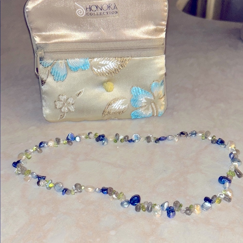 Vintage Honora Iridescent Pearl Necklace